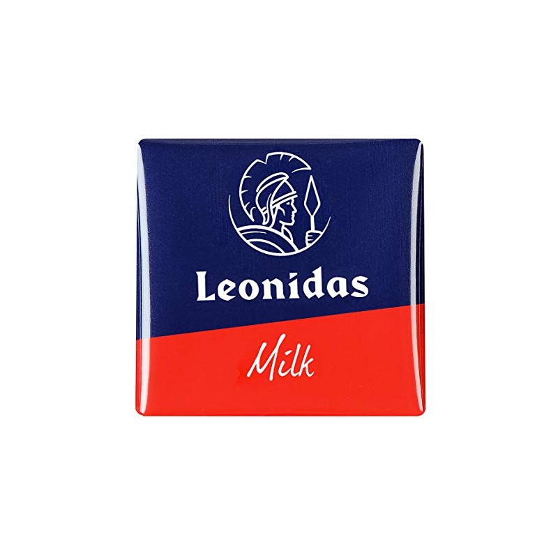 Leonidas Belgian Chocolates: 1 lb Napolitain Solid Milk Chocolate Squares