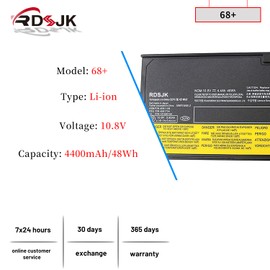 X240 68+ 48Wh Laptop Battery for Lenovo ThinkPad T440 T440s T450 T460 T470P T550 T560 X240 X240s X250 X260 X270 W550 W550s L450 L460 L470 K2450 Series 45N1124 45N1125 45N1126 45N1127 45N1128 45N1136