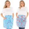 Apron Cotton Colourful Floral Apron Half Apron Cooking Apron, Twin