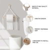 Cabilock 1 x Paper Towel Holder Woven Wall Hanging Macrame