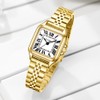 Szaikyri Classic Square Watches for Women with Roman Numerals Ladies