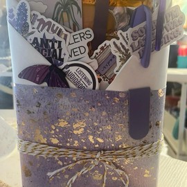 Thriller/Mystery (genre)  Blind Date with a Book - Cozy Socks, Cute Goodies & Assorted Accessories with Butterfly Magnetic Bookmarks & More lover bookish goody - Specification: Hot Chocolate