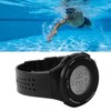 LED Digital Watch Waterproof Clear Display Breathable Strap Electronic Watch