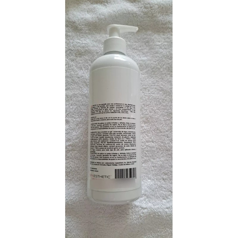 Spaesthetic Sensiprotec Pantalla Solar Fps 50 De 500ml.