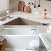 78-Inch Silicone Shower Threshold Water Dam Barrier