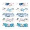 Nasogastric or Oxygen Tube precut Adhesive Tape Ocean Mix x