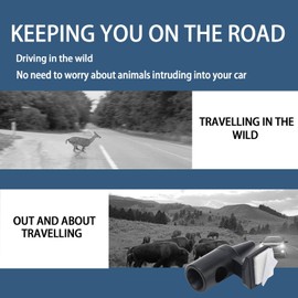 YUBBYSTU 6 Pieces Ultrasonic Deer Whistles, Air Powered Ultrasonic Deer Warning, Wild Animal Warning Devices, Prevent Cars and Motorcycles from being driven by wild animals