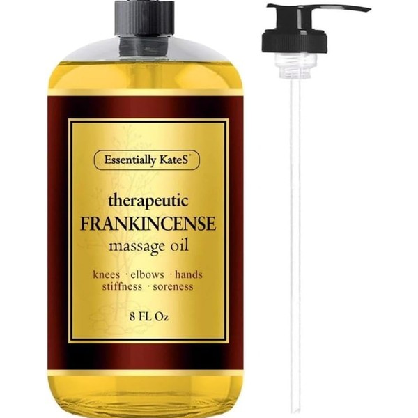 Essentially KateS Frankincense Massage Oil 8 Fl Oz - Knees,