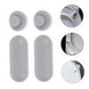 WHAMVOX 50pcs Toilet Seat Buffer Pads Mute Gaskets for Quiet