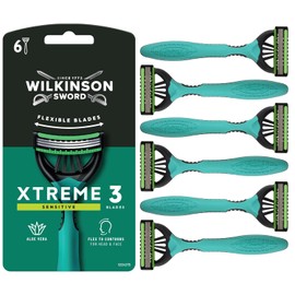 Wilkinson Sword Xtreme 3 Sensitive Disposable Razors Pack of 6 for Men