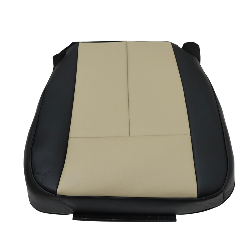 NLQR Front Driver Bottom Replacement Microfiber Leather Seat Cover Compatible