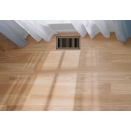 Oil Rubbed Bronze Plated Steel Contemporary Register for Floor/Wall Use - 2" x 14"