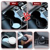 sourcing map 4pcs Car Cup Coasters Universal PVC Car Cup