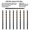 MAXTOOL 1/16" 18PCs Identical Jobber Length Drill Bits HSS M2