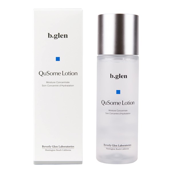 b.glen QuSome Lotion (120mL/4.06fl.oz QuSome Essential Toner's Deep Hydration Delivers up to 17 Hours of Moisture to Quench Your Skin's Thirst