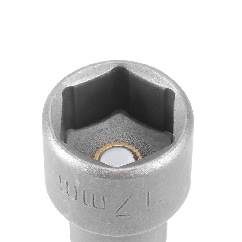 TOP-VIGOR 2Pcs 17mm Nut Setter Driver Drill Bit Set, 1/4