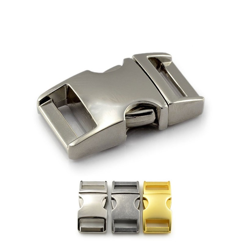 'Set of 10 5/8 Buckle/Clip Fastener Buckle/Strap Quick Release, Alloy