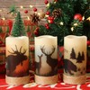 GenSwin Flameless Flickering Led Candles with Hemp Rope and 6H
