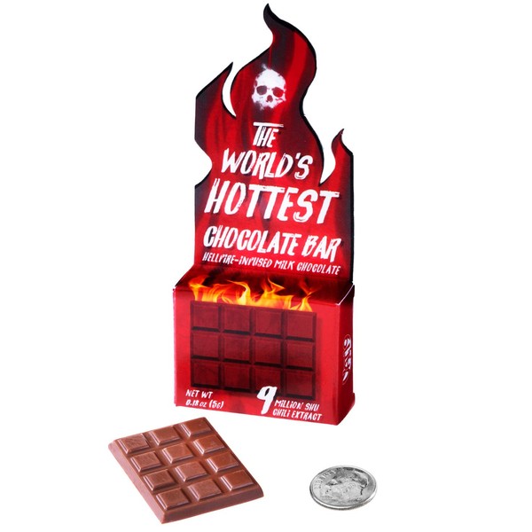 World's Hottest Chocolate Bar: Super spicy chocolate made with 9 million SHU. From Vat19.