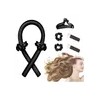 6pzs Curly Ondas En Cabello Rizos Sin Calor Tubo2 Scrunchie