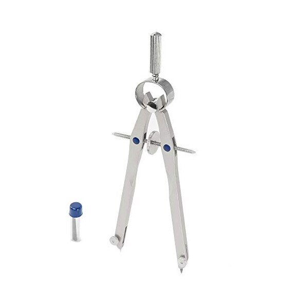 Pacific Arc Metal Professional Compass, Perfect Spring Bow Compass for