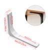 DOMI PRO Shelf Brackets, 4 Pack L Shape 5 x