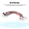 10pcs 20cm XH4P Male to Female Balance Extended Silicone Cable