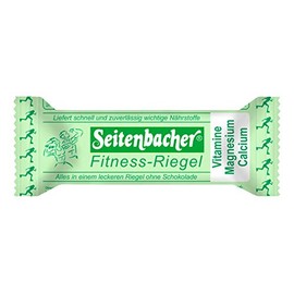 Seitenbacher Fitness Bar, Gluten-Free, Magnesium, Calcium, Vitamins, Pack of 12 (12 x 50 g)