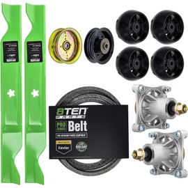 8TEN Deck Rebuild Kit for Husqvarna RZ4621 RZ4623 RZ46i Z246 Z246i 46 inch Blade Belt Spindle Idler Wheels
