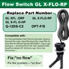 Flow Switch GLX-FLO-RP Compatible with Hayward/Goldline Aquarite Salt Systems -Pool