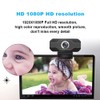 Cámara web 1080P con micrófono, cámara web para computadora de