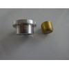 Prairie View Industries Aluminum Bung Drain Plug w/Brass Plug Pontoon