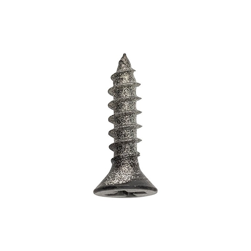 Wood Screw, Phillips Flat Head, Black, #9 x 3/4-In. -N179-161