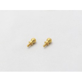 Brass Diameter 5 Pillow Balls (2 pieces) Large = 4mm x N = 2mm WORLD PRO