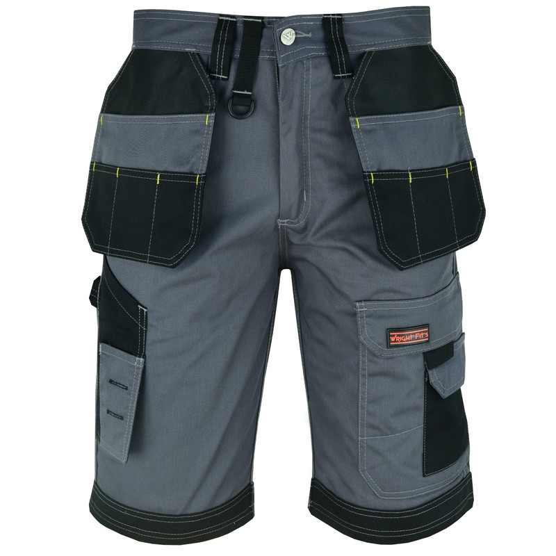 WrightFits Men Holster Work Shorts - Heavy Duty Safety Combat