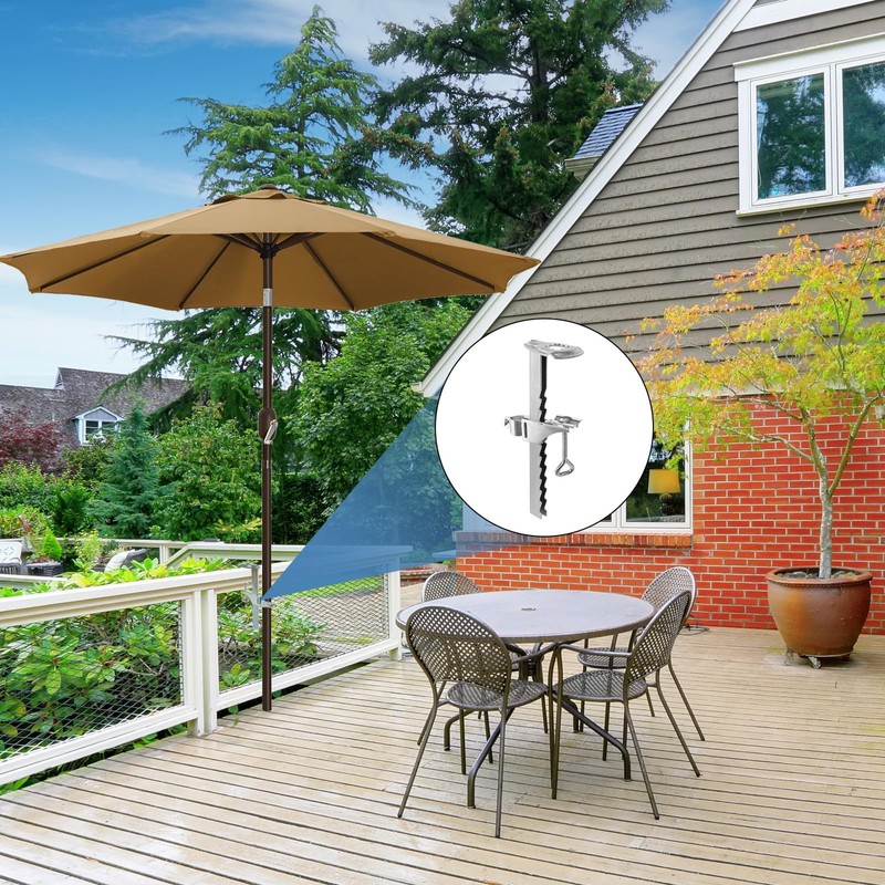 YGKYMVW Parasol Holder, Balcony, Parasol Stand, Portable Parasol Holder, Balcony
