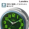 LANDEX YT5268BU Alarm Clock, Everyview, Non-Radio, Continuous Second Hand, Constant