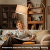 Floor Lamp for Living Room, Dimmable Arc Floor Lamp with