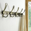 Dseap Wall Mounted Coat Rack - 5 Tri Hooks, Heavy
