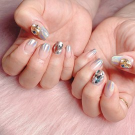 MunNail Hologram - Long Oval / MunNail 홀로그램 - 롱오벌