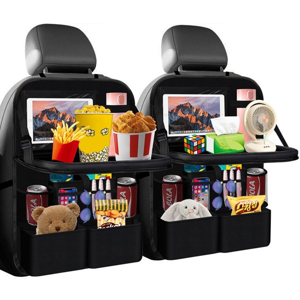 Bcuuozeeing Pack of 2 Car Organiser Car Seat Organiser Large