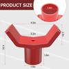 ForoGore Red Bottle Jack Adapter for 12t Jack Heavy Duty
