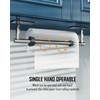 BATHDANCE Paper Towel Holder Under Cabinet, Single Hand Operable Easy