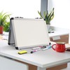 Dry Erase Board, 17x13 inch with 4 Sides Magnetic Whiteboard,
