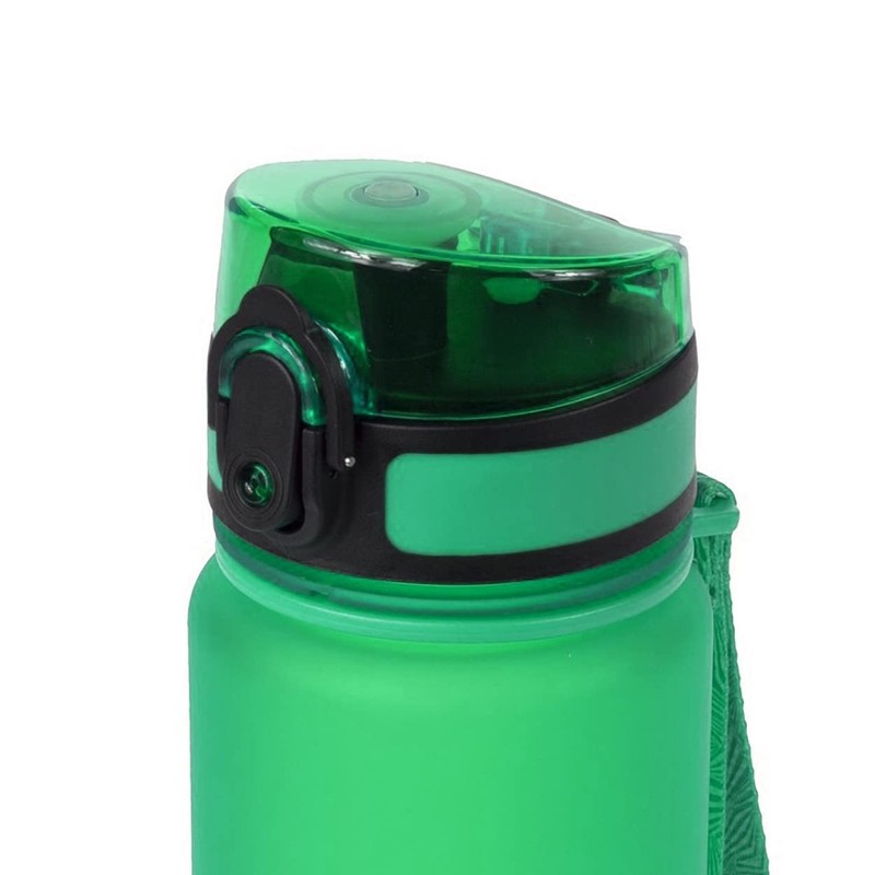 Regatta Unisex Erwachsene, 0,6 l, leichte Tritan-Flip-Campingflasche, Grün, Einheitsgröße