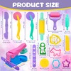Playdough Tools 36pcs Play Dough Tools Set for Kids with