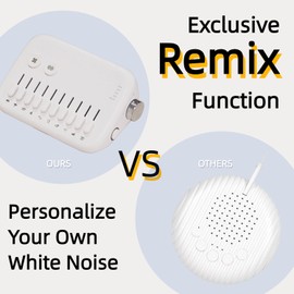 White Noise Sound Machine Mixer 30 Soothing Sounds Volume Control, Warm Night Light, 4 Timers, White Noise Machine For Adults & Baby Sleeping, Work, Yoga, Meditation, Registry Gift Lover Family Friend