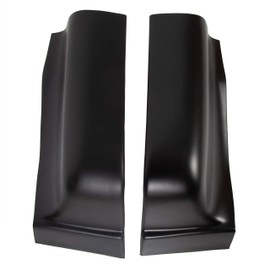 HECASA Rear Pickup Truck Cab Corner Covers Compatible with 2004-2008 Ford F-150 F150 Crew Cab