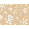 Snowflakes On Kraft Tissue Paper - 20in. X 30in. (12