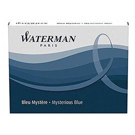 Waterman Large Capacity Blue/Black Ink Cartridge for Fountain Pen - Pack of 30